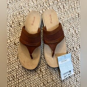 Sperry Tan and Brown Sandals